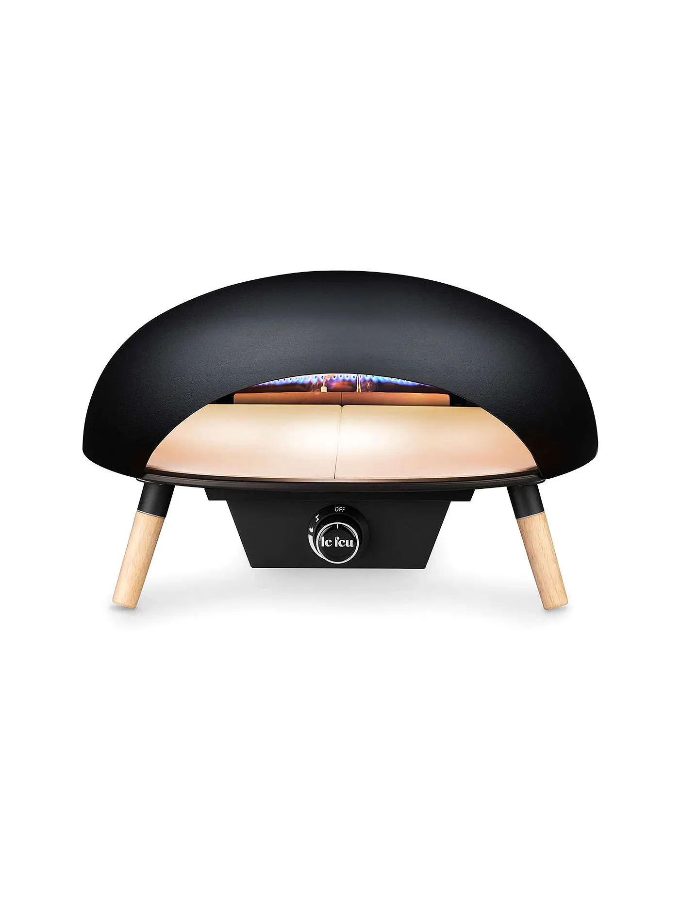 LE FEU | Pizzaofen 52cm TURTLE 3.1 Schwarz | 